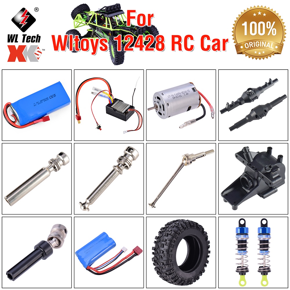 Wltoys 12428 Parts LiPo Battery 3800mAh Receiver Circuit Main Board 540 ...