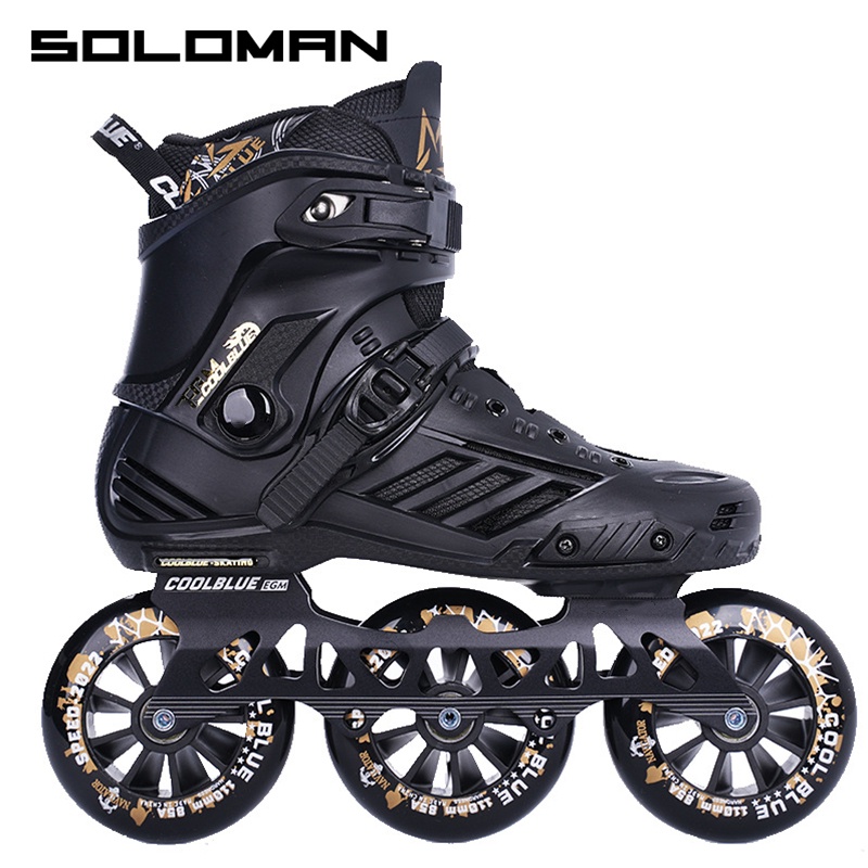 WQSLM ADULT INLINE SKATES, SKATES 110MM (4 WHEELS REPLACEABLE) ROLLER