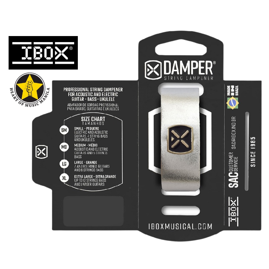 IBOX Brazil DAMPER String Dampener String Muter for Electric Acoustic