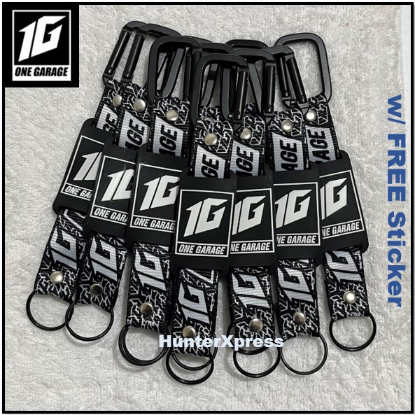 1G One Garage Key Holder MC Motorcycle Car Keychain Sold per piece