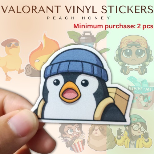 Valorant Vinyl Laminated Waterproof Scratch Proof Stickers - Sprays ...