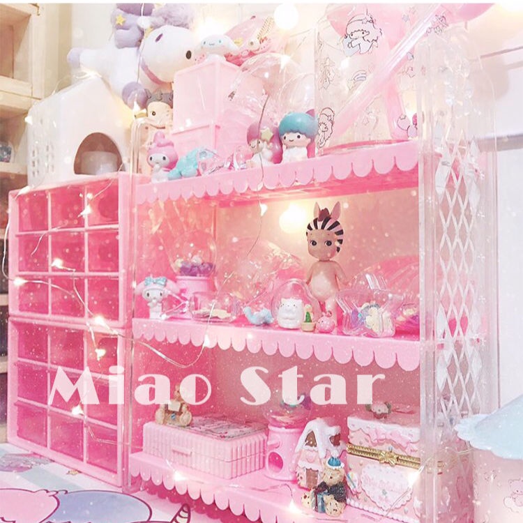 Sw swimmer Soft Cute Storage Rack Beautiful Girl Plastic Petal | Shopee ...