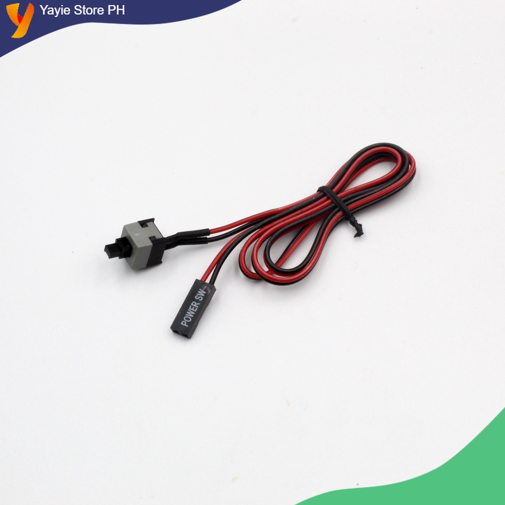 ATX Power Switch cable for PC Motherboard On/Off/Reset 45cm Shopee