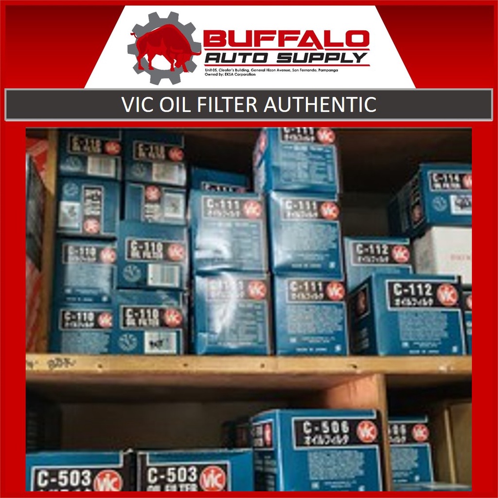 VIC Oil Filter Authentic | Shopee Philippines