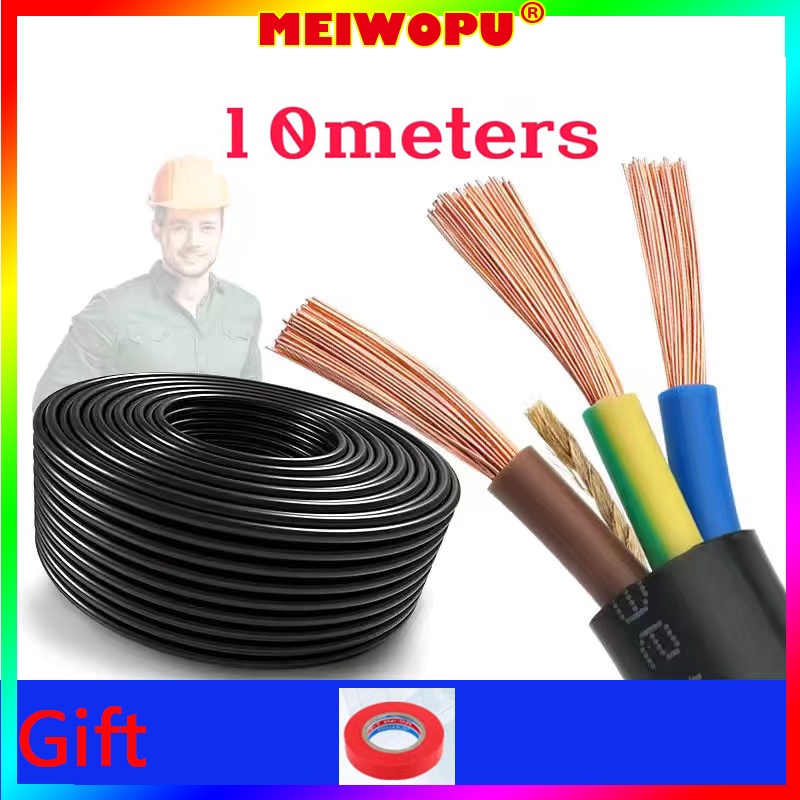 Household Three-core Sheathed Wire 3 Core 1.5 Square Waterproof and ...