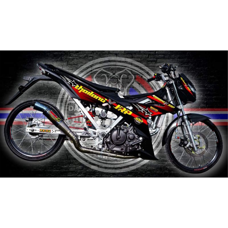 SUZUKI RAIDER 150 FI STOCK SIZE DECAL ( JRP X THAILAND DESIGN ...