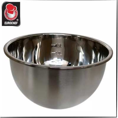 Eurochef Stainless Steel Mixing Bowl MB20 with Capacity Markings ...