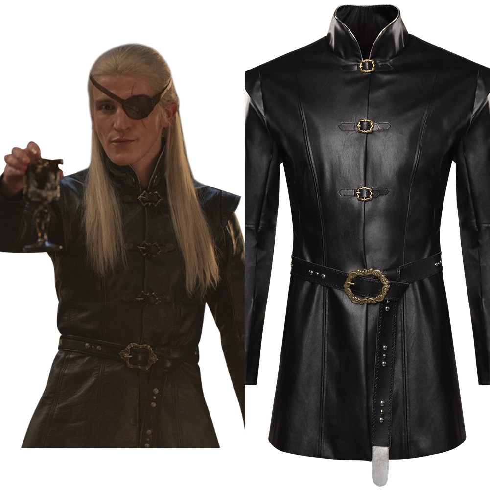 Prinz Aemond Targaryen grün Uniform Cosplay Kostüm SET