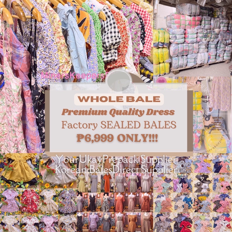 Whole Bale | Mini mix Maxi Premium Quality Dress | 150pcs more or less ...