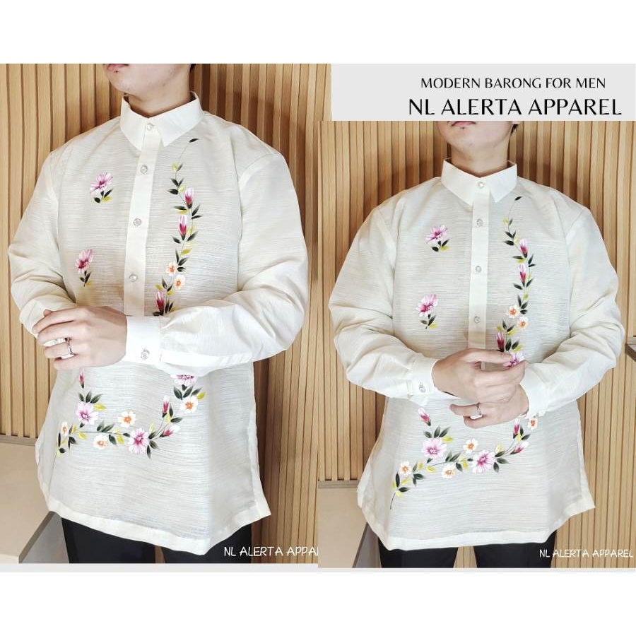 BARONG TAGALOG FOR MEN HANDPAINTED JUSILYN Shopee Philippines
