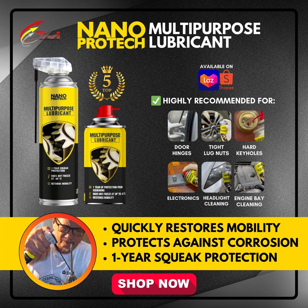 Nanoprotech Nano Protech Multipurpose Spray Lubricant Anti-rust 