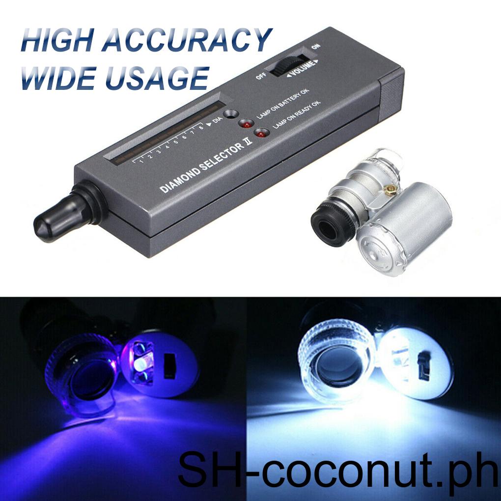 【Coco】 Portable Stone Tester Magnifying Glass Crystal Jewellery ...