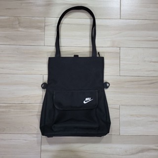 Nike velvet tote bag in online black