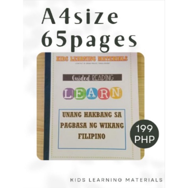 Reading book in Filipino, Aklat sa Pagbasa Ng Tagalog, Educational