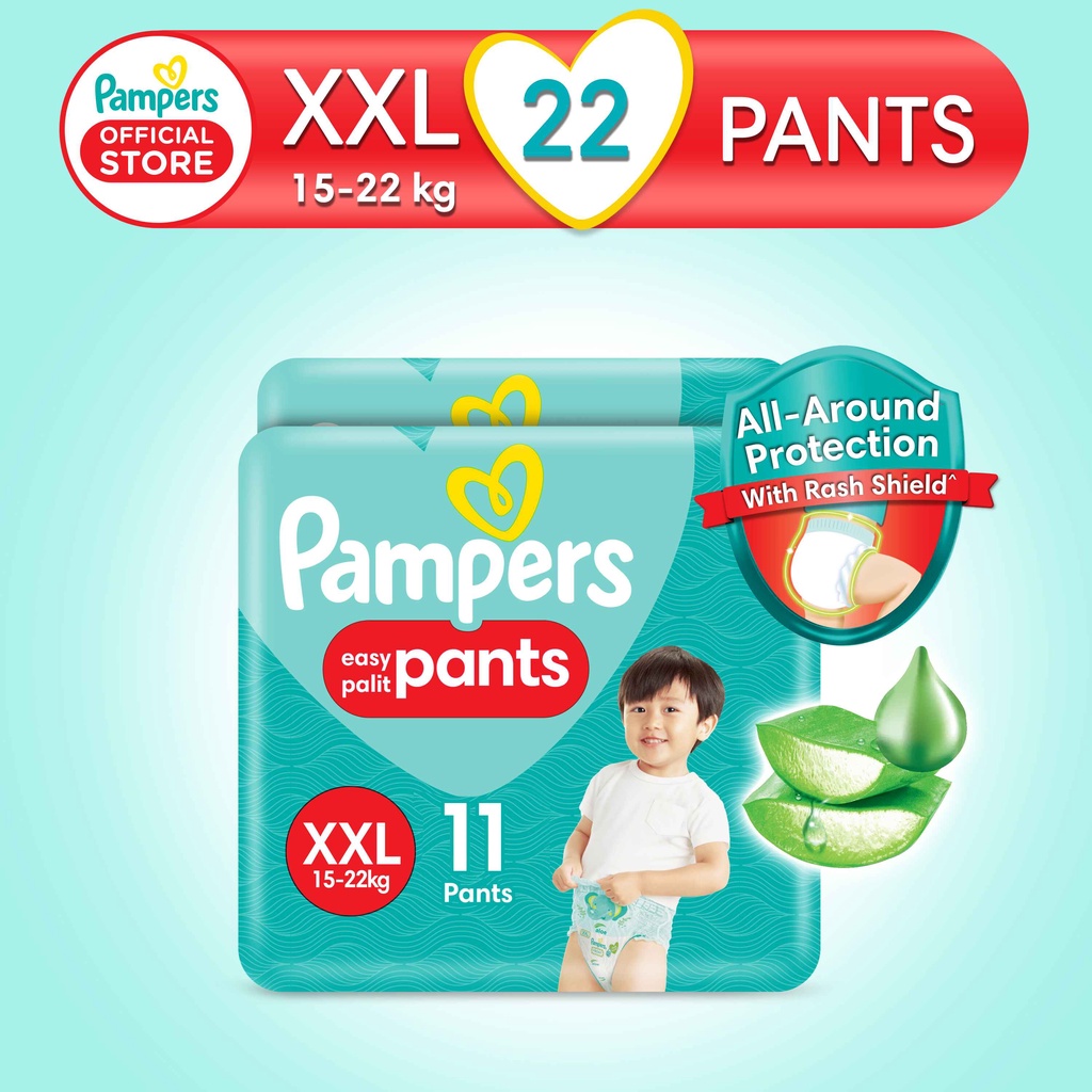 Pampers Baby Dry Pants Diapers XXL 11s x 2 packs (22 pcs) Shopee