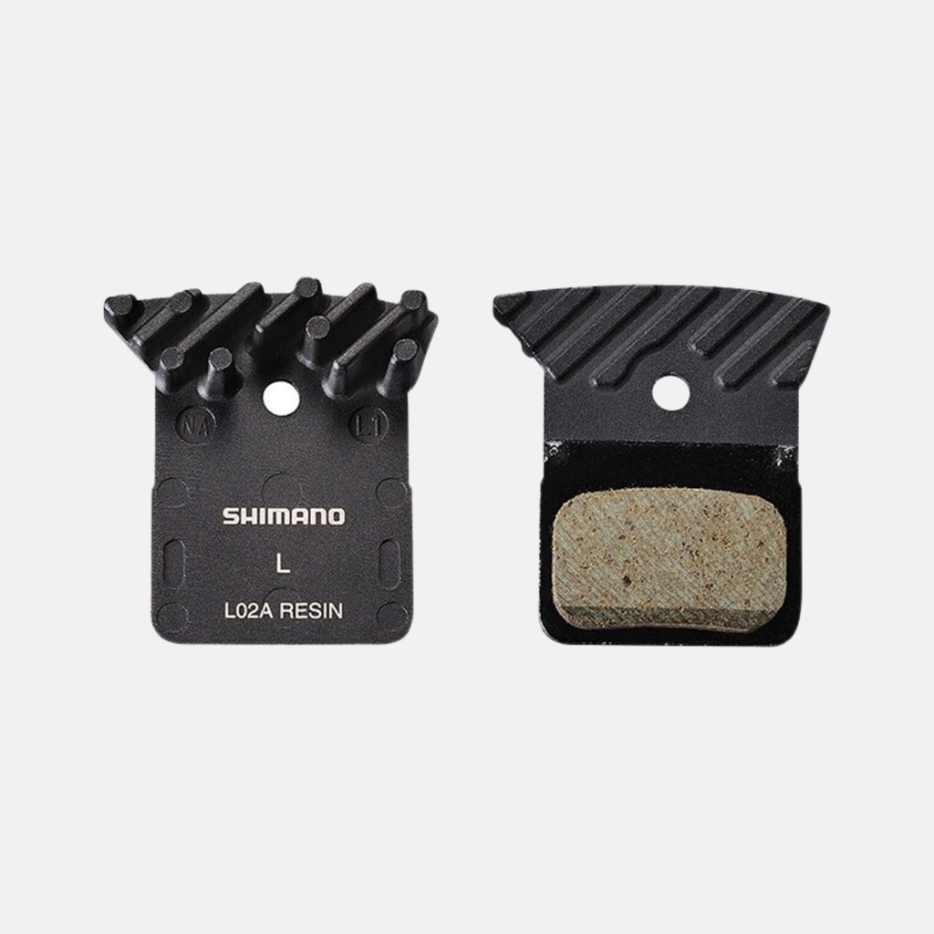 Shimano Road Disc Brake Pad L02A for R9170/R8070/R7070 w/Fin, Spring