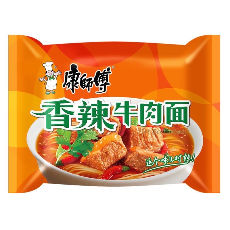 Kang Master Instant Noodles Instant Noodles Braised Beef Noodles Spicy 