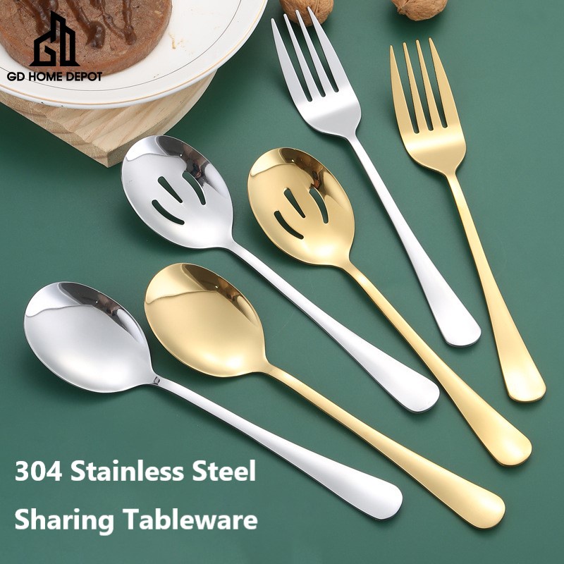 High Quality Serving Cutlery Stainless Steel Flatware Dining Spoon and