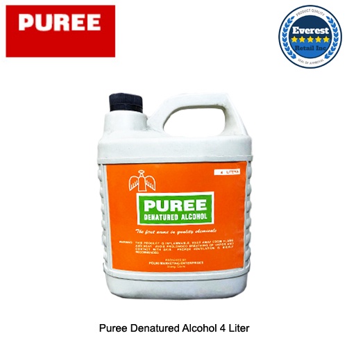 Puree Denatured Alcohol 4 Liter | Shopee Philippines