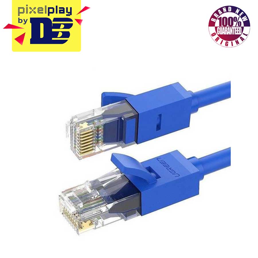 Ugreen Cat 6 UTP LAN Cable 1M (Blue) (NW102/11201) Shopee