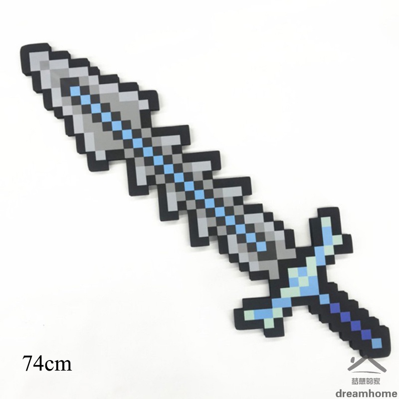 Minecraft Sword Foam Roleplay Battle Toy LifeSized Minecraft Pixel