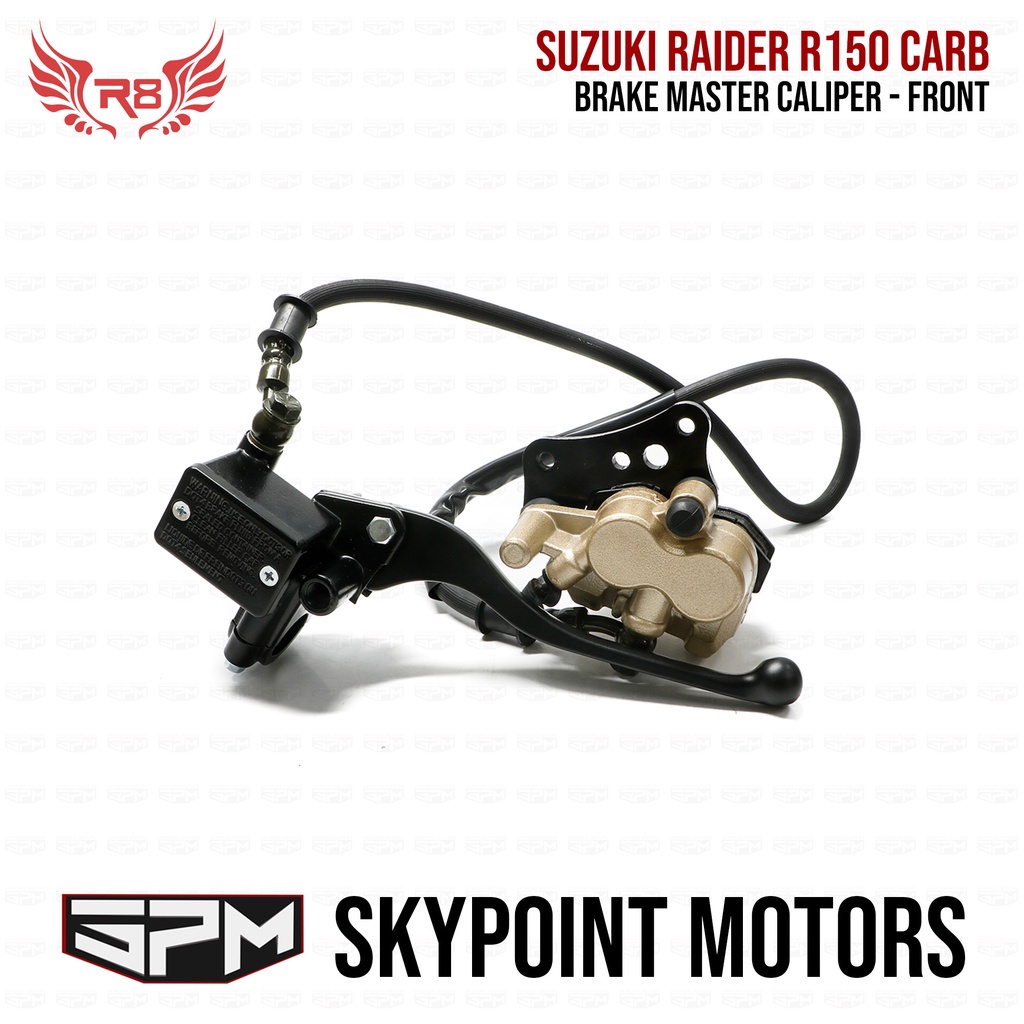 ☬R8 MOTORCYCLE BRAKE MASTER CALIPER ASSEMBLY FOR SUZUKI RAIDER 150