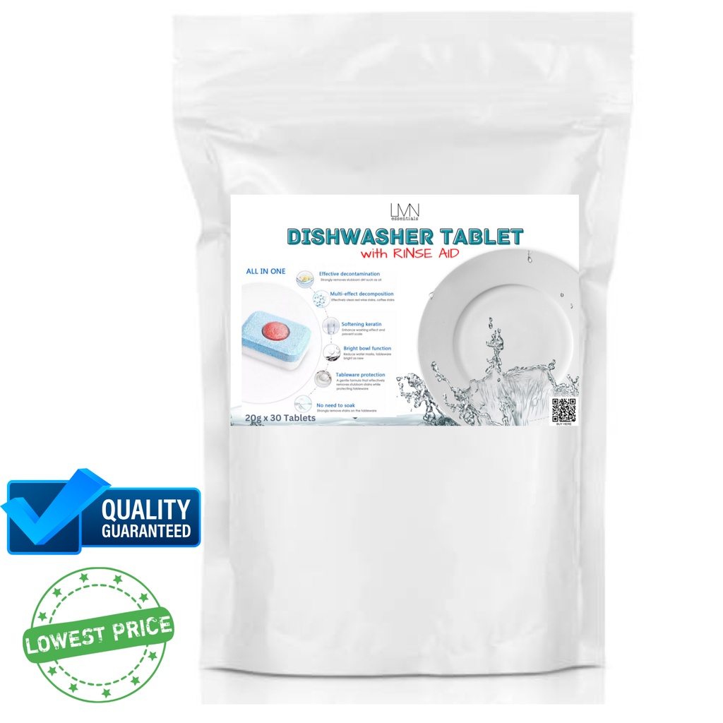Dishwasher Tablets with Rinse Aid Formula 30pcs Shopee Philippines