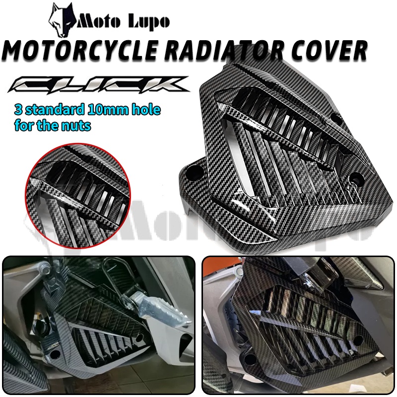 Motorcycle Radiator Cover For HONDA CLICK 125i/150i V2 Carbon design