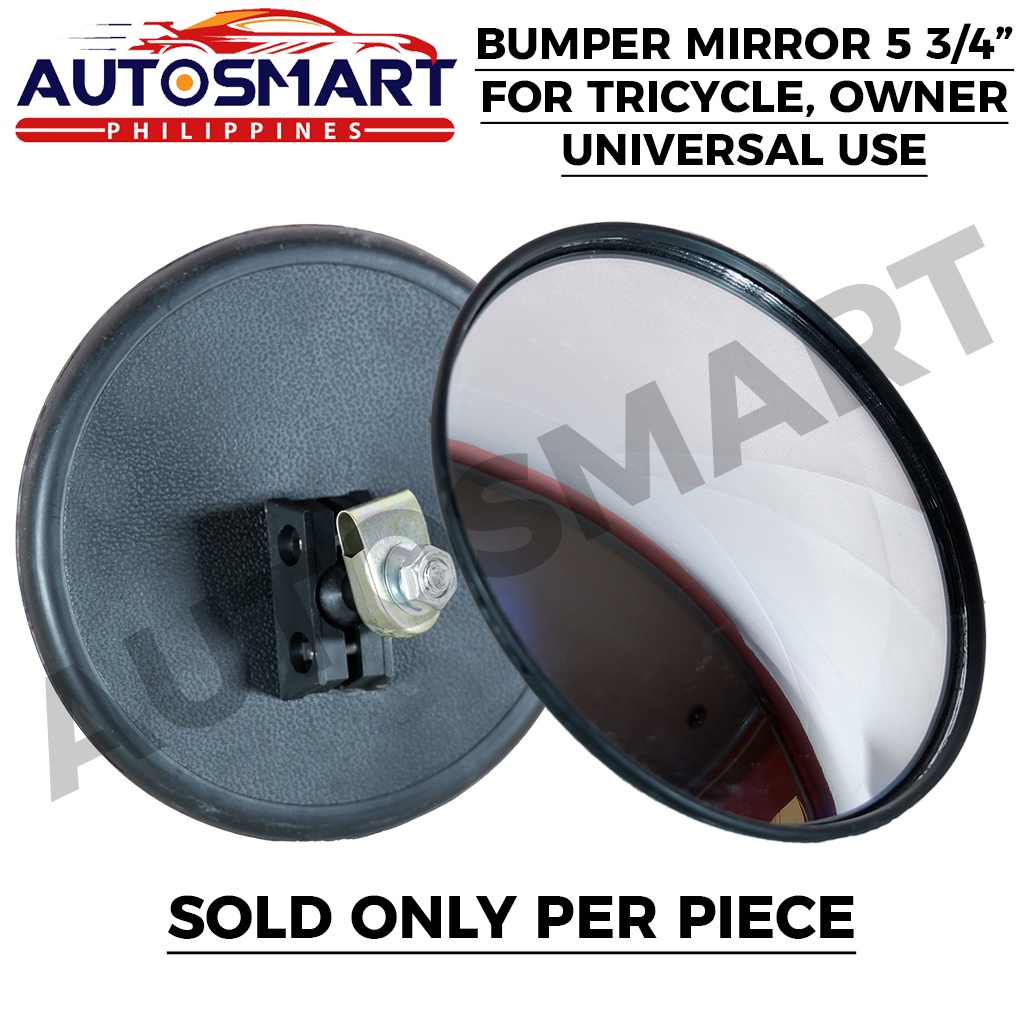 Round Mirror/Bumper Mirror 5 3/4" for Tricycle/Owner/TRUCK/Universal