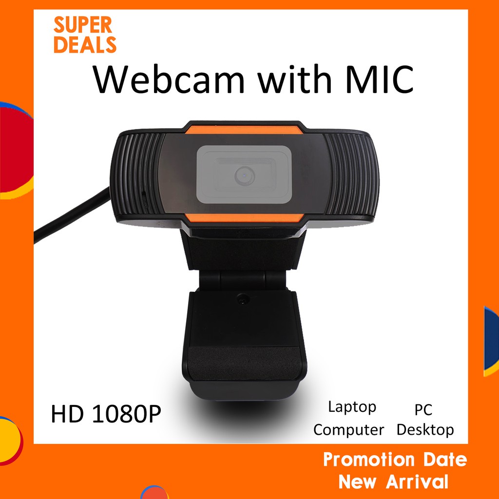 1080p Highdefinition Computer Camera with Microphone Desktop cast