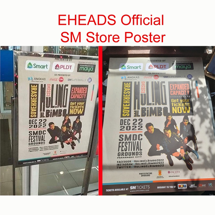 Eraserheads Eheads Eraserhead Band Huling El Bimbo Concert Poster SM