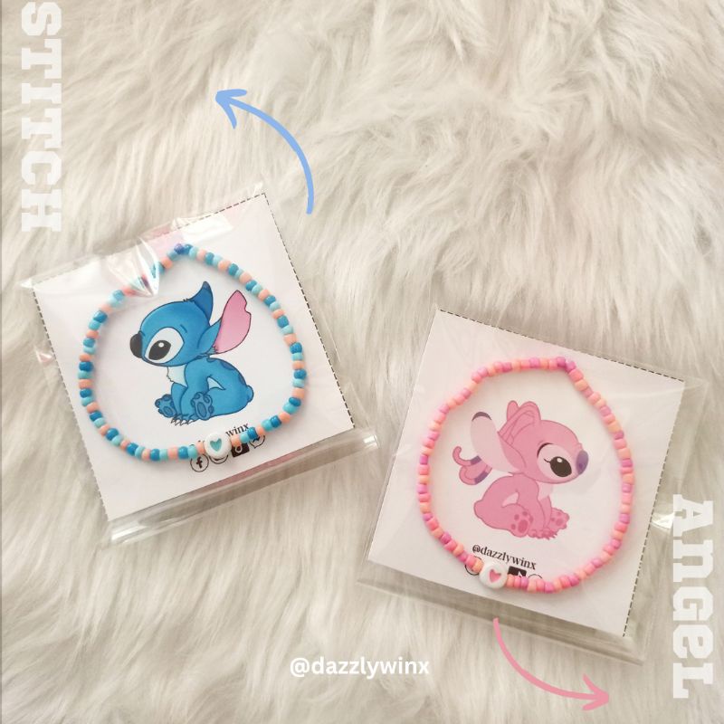 Stitch and Angel Bracelet Inspired Shopee Philippines