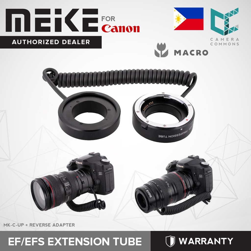 Meike MK-C-UP Macro Extension Tube Lens Reverse Adapter Ring voor Canon DSLR Camera