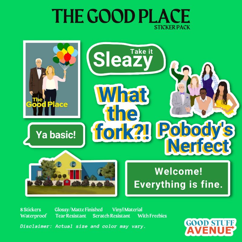The Good Place Sticker Pack Shopee Philippines
