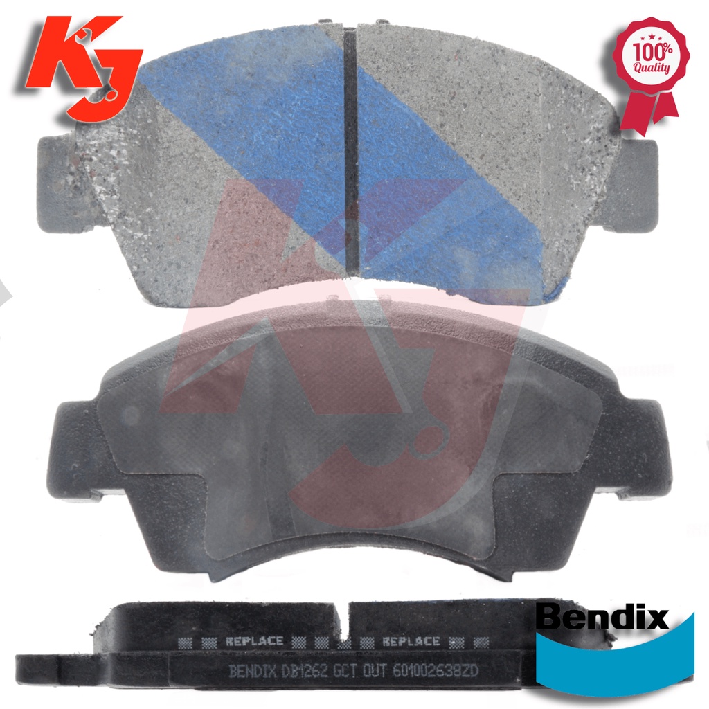 BENDIX BRAKE PADS DB1262 GCT FOR HONDA BRIO, CIVIC LXI, CITY & JAZZ