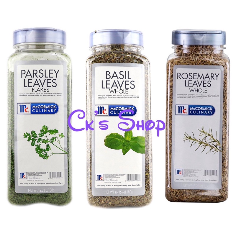 McCormick Culinary Parsley Leaves Flakes / McCormick Rosemary Leaves