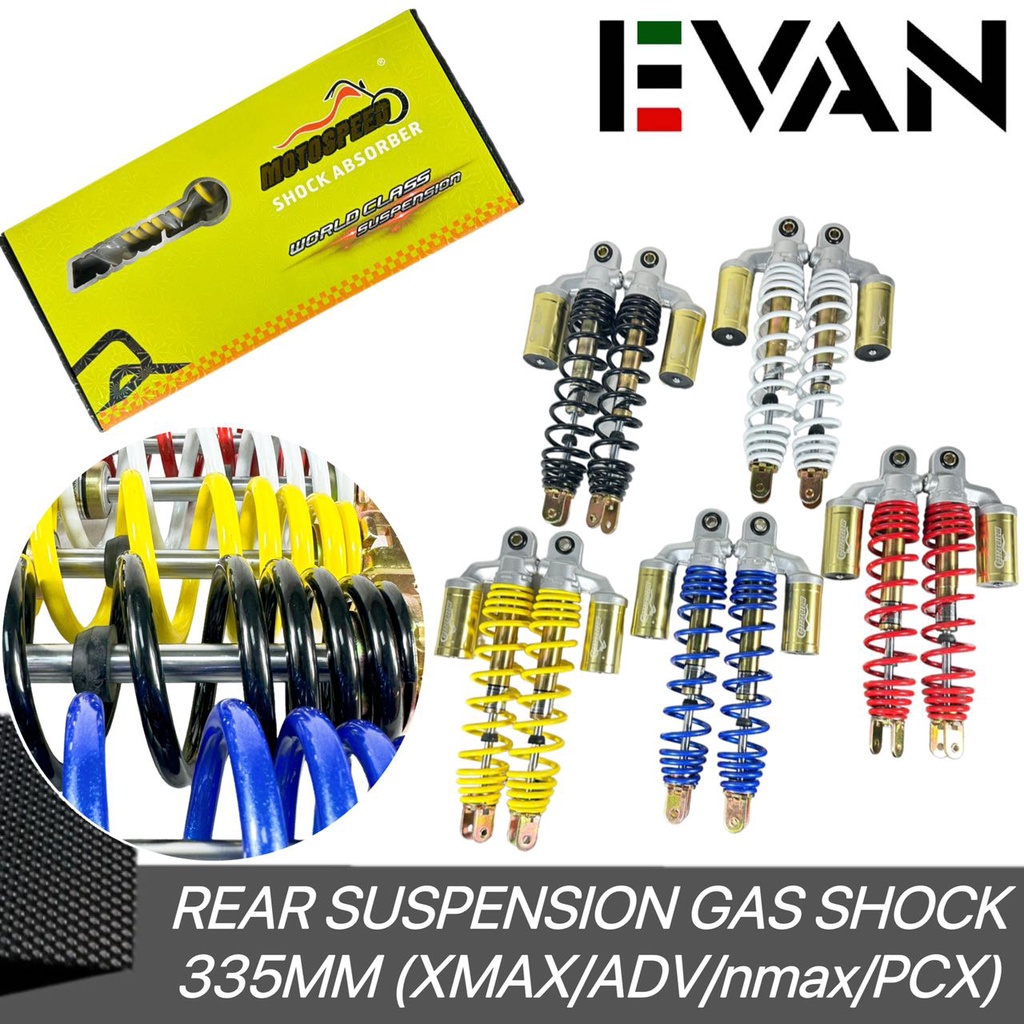 335mm Rear Shock Absorber Suspension For(Xmax/Namx/Adv/Pcx) | Shopee ...