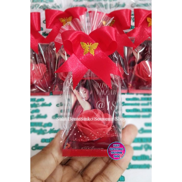 Flower Souvenir 20PCS. MIN. ORDER ( Birthday and Christening ) Shopee