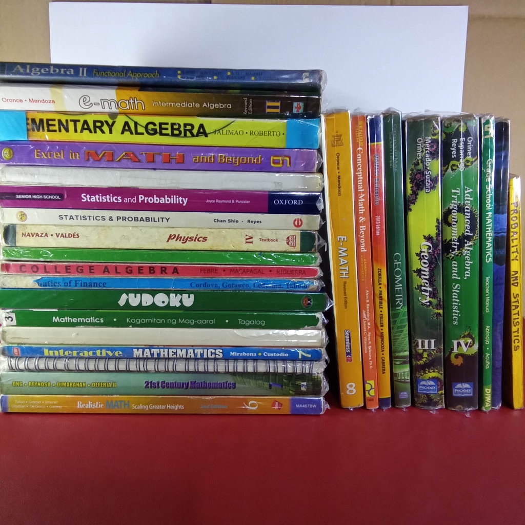 TX29 TEXTBOOKS - MATHEMATICS (Pre-loved) | Shopee Philippines
