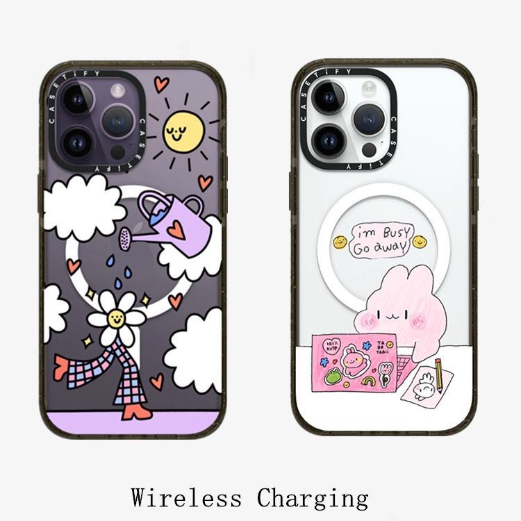 Original CASETiFY I'm Busy by tabetaaii Hard Case For iPhone 14 14Pro