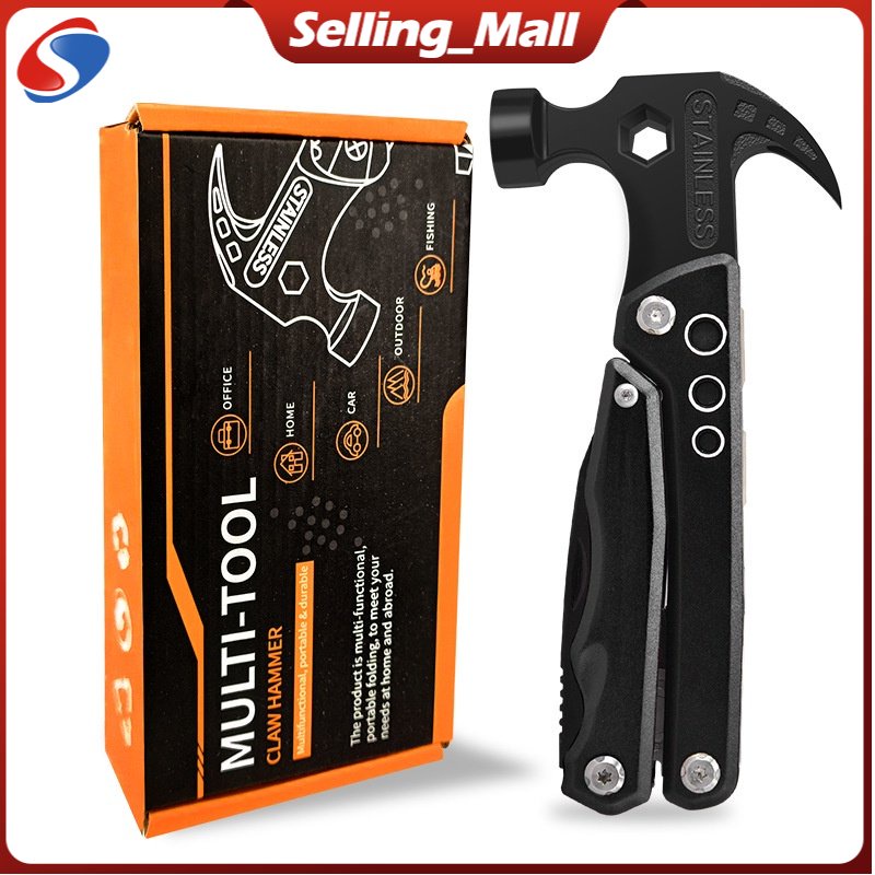 Multitool Hammer Multiporpose hammer emergency repair hammer 12 in 1