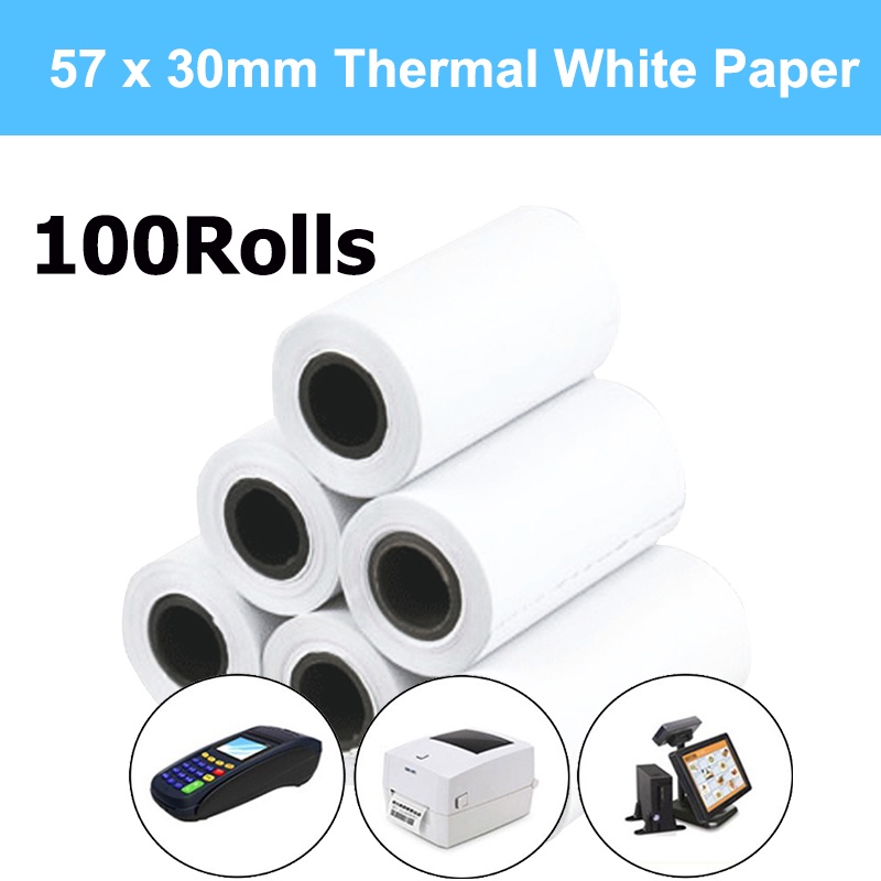 Thermal paper 57mm x 30mm Cash Register paper for Thermal Printer Cash