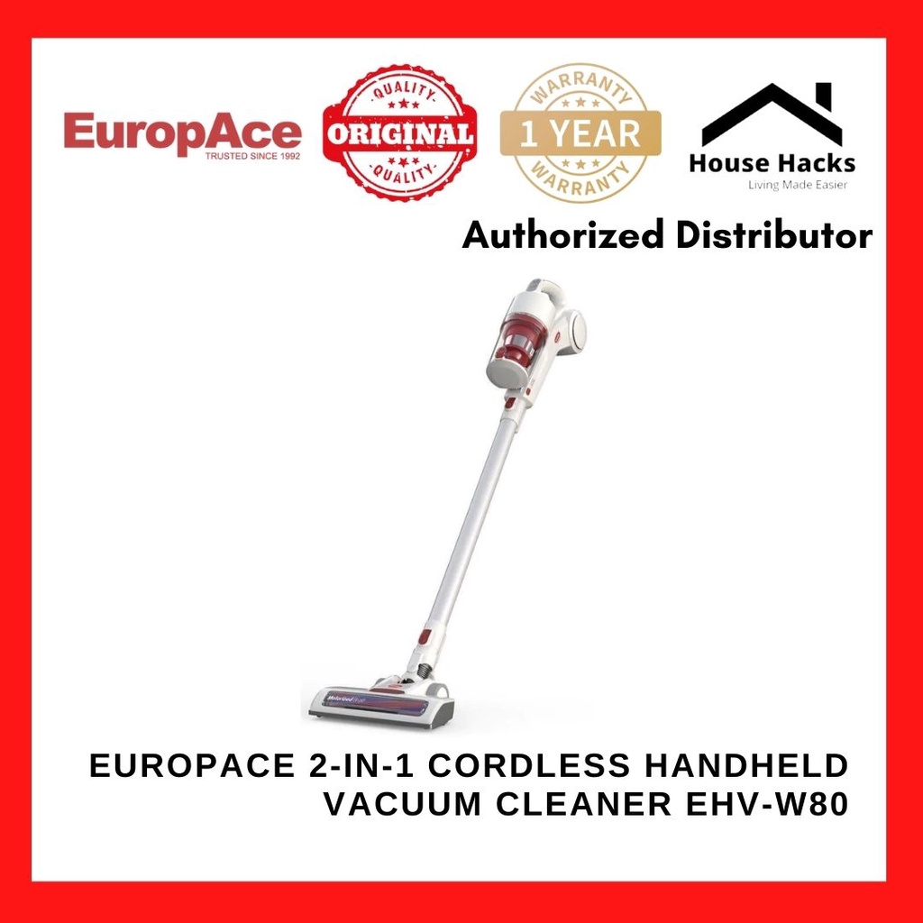 Europace 2In1 Cordless Handheld Vacuum Cleaner EHVW80 (House Hacks