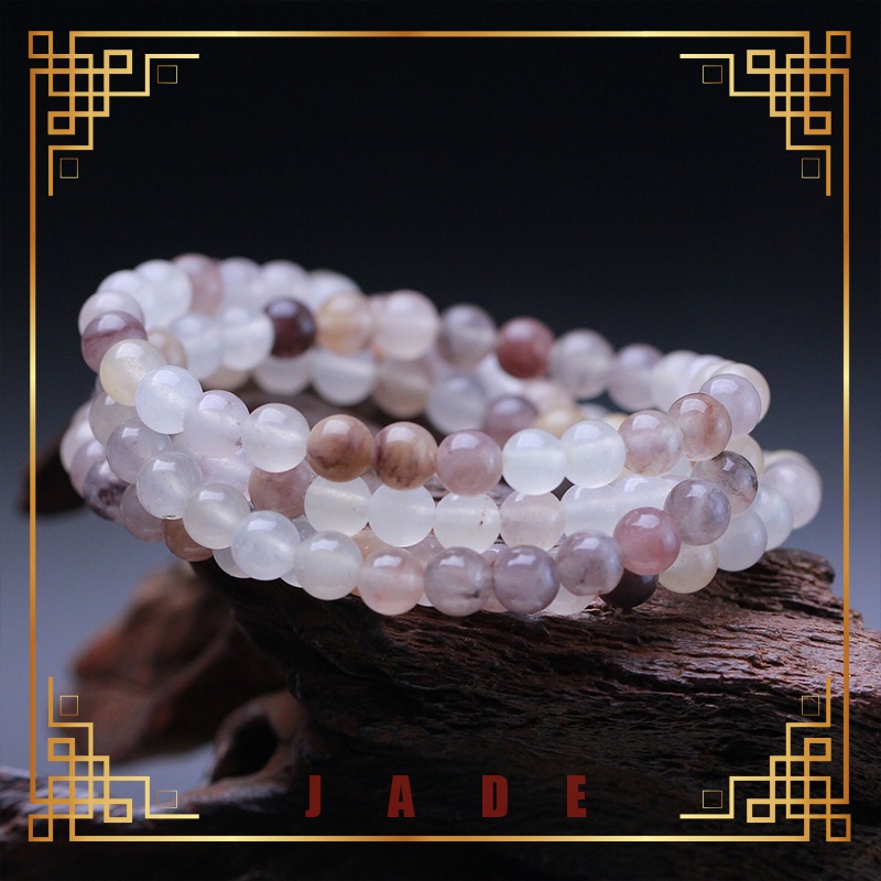 [Lucky Jade] Jinsi Jade 6mm Multi-Circle Jade Violet Jade Men's and ...