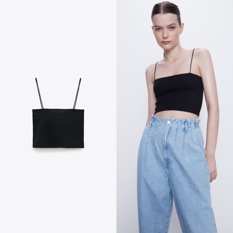 ZARA STRAPPY CROP TOP Shopee Philippines