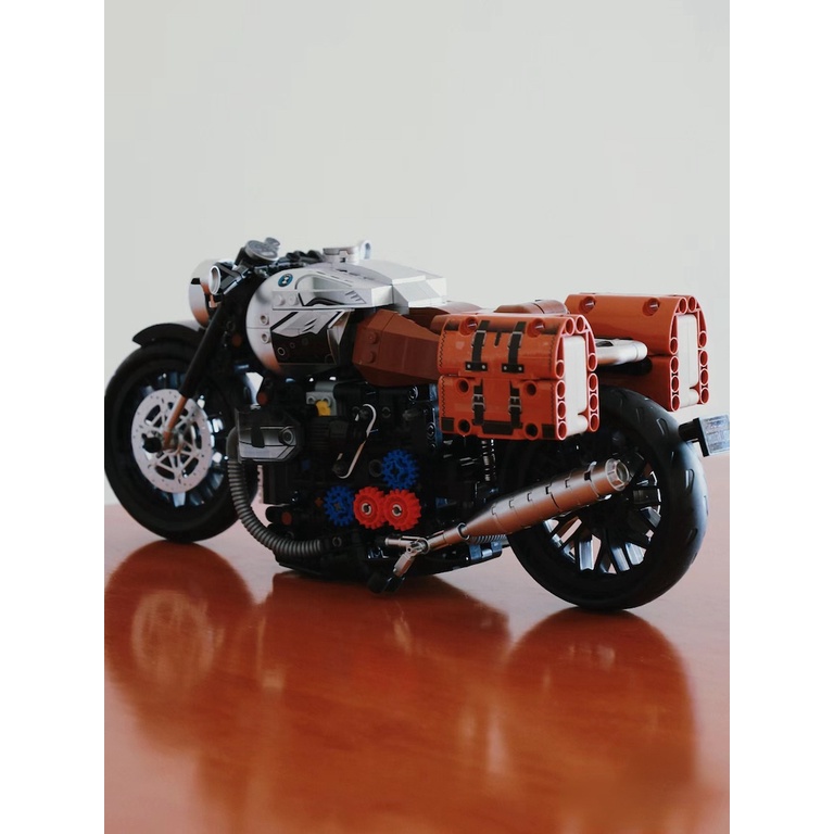 Mytopshop 925PCS MOC Technic Speed Latte Cafe Racer Retro Classic ...