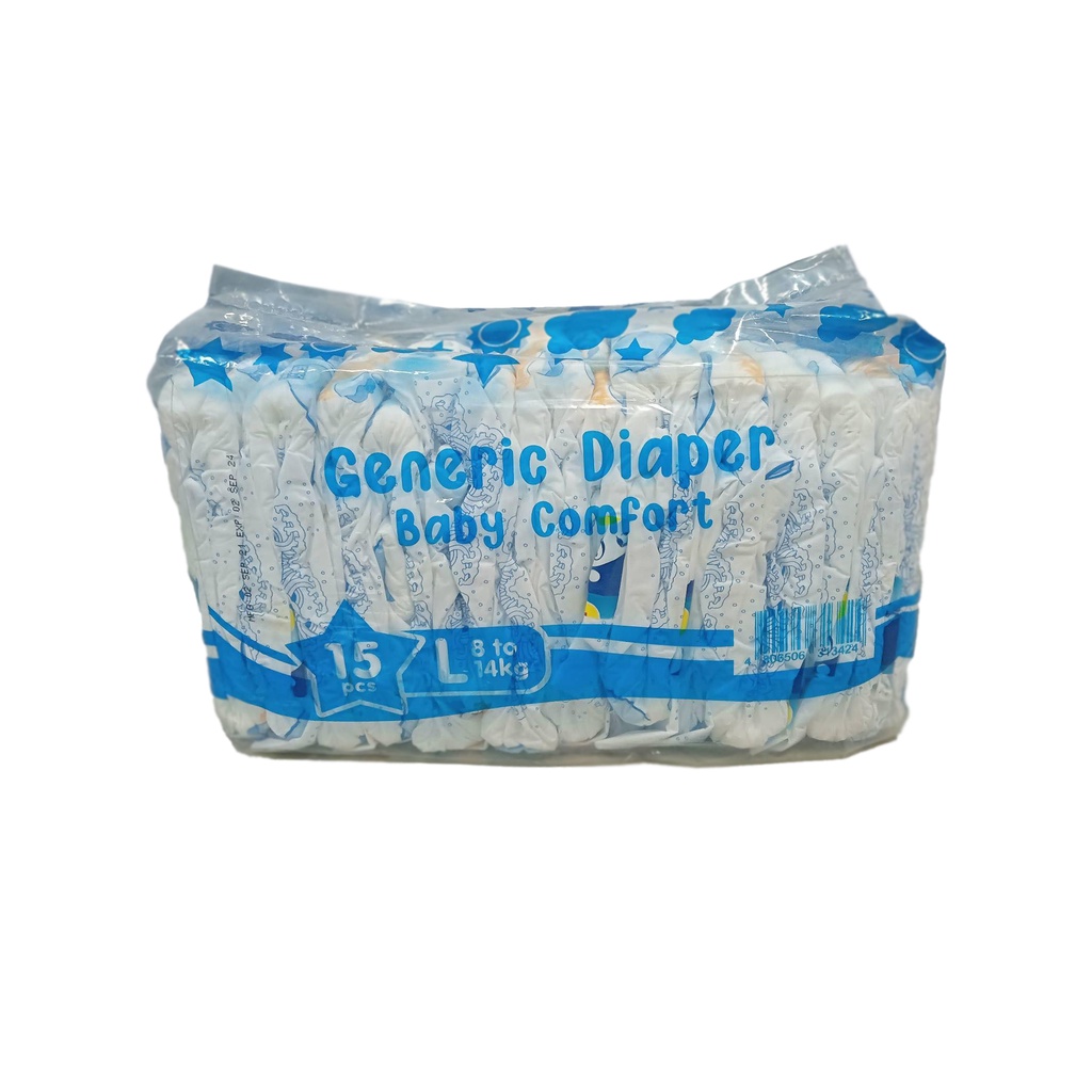 Generic Baby Diaper Taped Large 15's Shopee Philippines