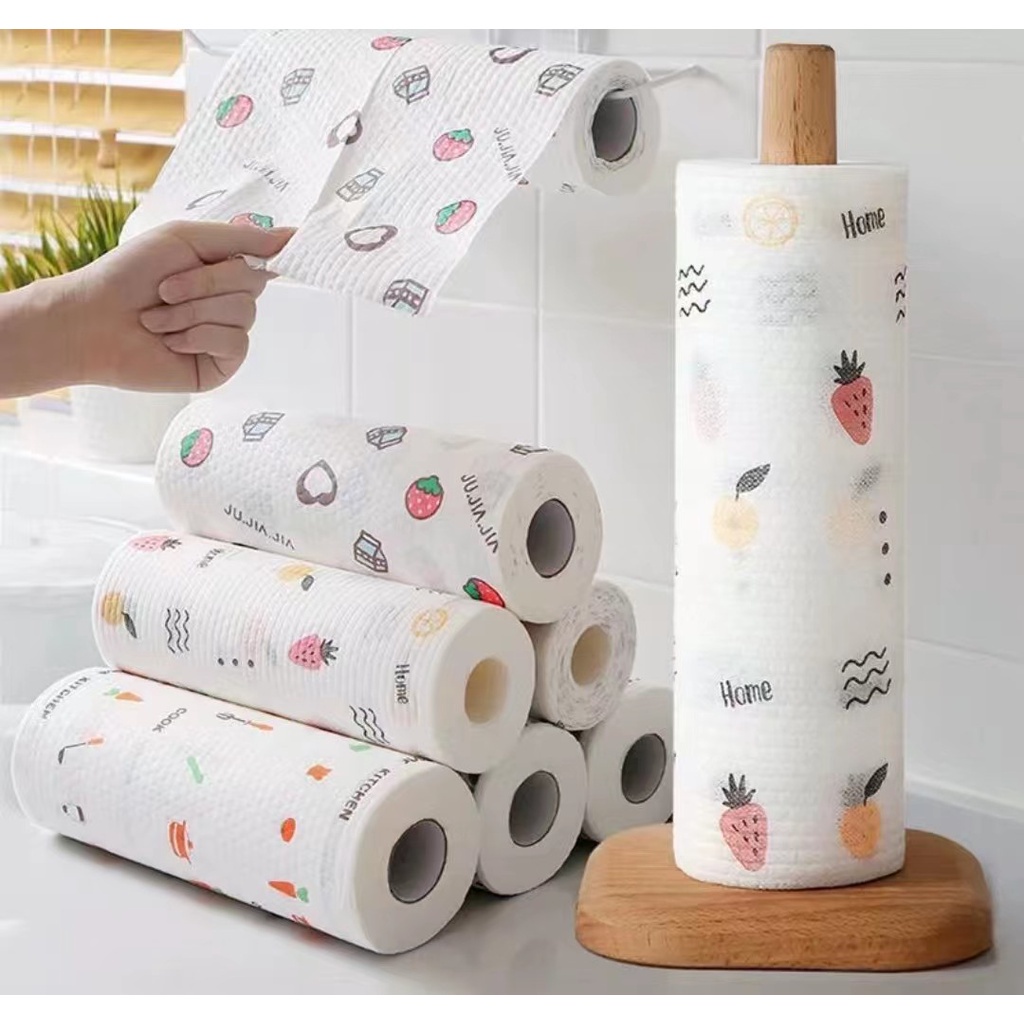 kimh: Party Kitchen Towel 1 Ply 50 Pulls x 1 Rolls - Tissue Paper Towel ...