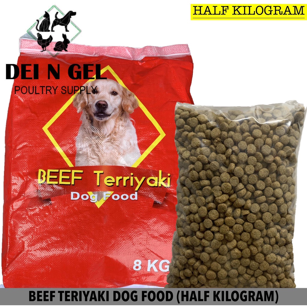 BEEF TERIYAKI DOG FOOD HALF KILOGRAM Shopee Philippines