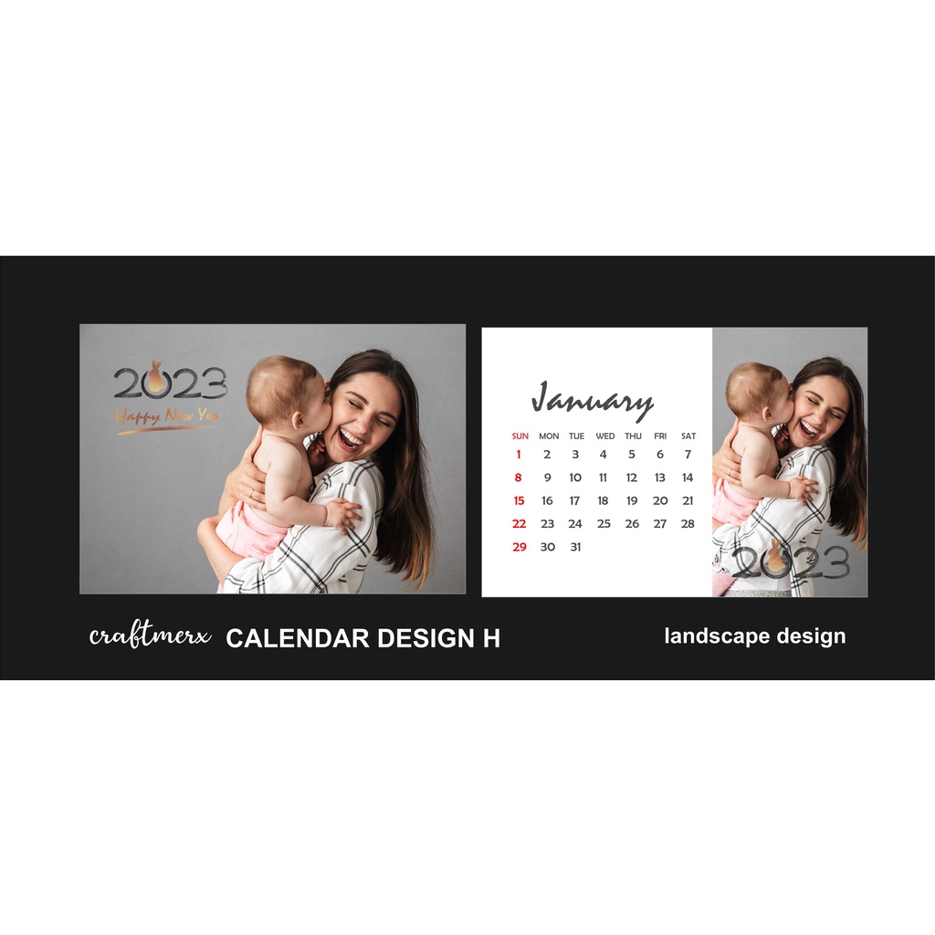 2025 Personalized Desk Calendar STANDARD SIZE Shopee Philippines